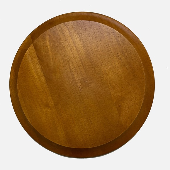 Banana Republic Teak Wood Finish Plate Charger - Picture 7 of 12